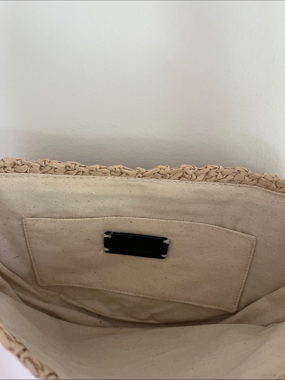 Woven straw/raffia Zara crossbody bag - Picture 4 of 5
